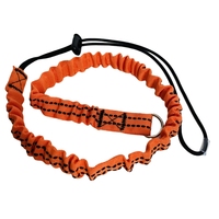 Cordon élastique durable Finny Factory Supply, cordon rétractable pour outils, boucle de connexion rapide, mousqueton, tressé en sergé