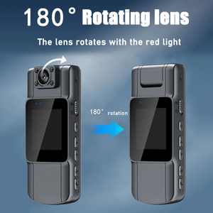 1000mAh Máy quay phim cơ thể đeo Wifi bodycam nhỏ 180 ° xoay xe đạp máy ảnh thể thao DV Xe <span class=keywords><strong>DVR</strong></span> - Product Image 5