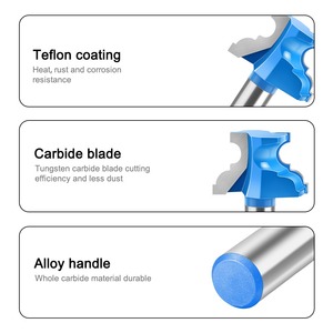 12mm 1/2" Shank Convex Emperor Minhuang Polygonal Engraving Tungsten Carbide Tiain Coated <b>CNC</b> <b>Wood</b> Router Bit ODM 45HRC <b>Wood</b> - Product Image 4
