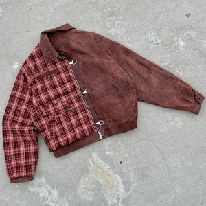 Vente <span class=keywords><strong>en</strong></span> gros de vestes pour hommes pompier pompier avec boucle fermoir mousqueton <span class=keywords><strong>veste</strong></span> vintage <span class=keywords><strong>en</strong></span> flanelle daim réversible double couche - Product Image 2