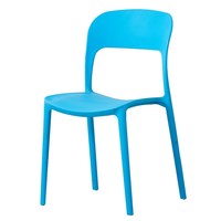 Chaise de salle à manger moderne minimaliste en plastique, style loft