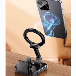 Più recente gancio in metallo Clip presa d'aria di navigazione per auto porta cellulare magnetico con caricatore per auto moto bici - Product Image 4