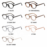 Lunettes d'ordinateur anti-lumière bleue à monture intégrale TR90, montures géométriques unisexes pour adultes, montures optiques en acétate, logo personnalisé