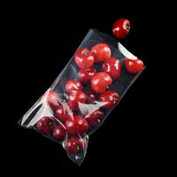 Poly sac plat en plastique transparent PE 50 100 microns sac à fond plat en plastique transparent PE de taille personnalisée