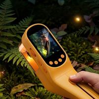 Multicolor 500X Magnifying Glass Handheld Electron Bug Insect Observation Catcher Toys Set for Children Outdoor Early