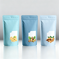 Sachet d'emballage alimentaire transparent en aluminium pour snacks, noix, fruits de mer séchés et bonbons