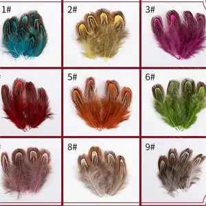 20 parça/torba renkli kabarık türkiye tüyler boyanabilir doğal kürk plumas DIY dikiş aksesuarları için hediye kutusu stuffings