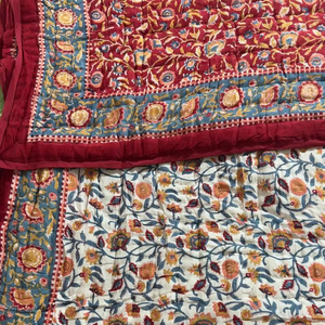 Precio al por mayor, edredón Kantha de algodón puro hecho a mano ligero, edredón Kantha orgánico, edredón Kantha Reversible orgánico, usos de invierno - Product Image 1