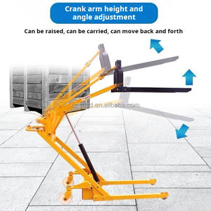 Transpaleta eléctrica de 1,7 metros/500 kg, gran oferta, carretilla elevadora eléctrica, camión de descarga, Mini elevador popular portátil eléctrico montado - Product Image 6
