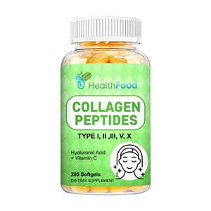 Cápsulas Blandas de Péptidos de Colágeno de Buena Calidad, Promueven la Flexibilidad de las Articulaciones y una Digestión Saludable con Suplemento Dietético de Sodio - Product Image 1