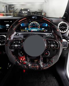 <span class=keywords><strong>Volant</strong></span> de Course Plat en Fibre de Carbone à LED pour Mercedes-Benz <span class=keywords><strong>AMG</strong></span> <span class=keywords><strong>C63</strong></span> GT C43 <span class=keywords><strong>C63</strong></span> W221 S63 W205 <span class=keywords><strong>W204</strong></span> W213 2020+ - Product Image 1