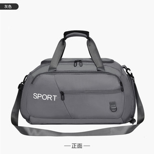 Sac de sport Oxford & PU de grande capacité personnalisé Ensemble de sport et de voyage à fermeture éclair à la mode Articles de toilette à usage quotidien avec logo personnalisé - Product Image 2