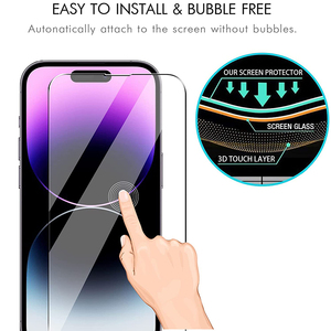 สําหรับ<span class=keywords><strong>iPhone</strong></span> 15 2.5dโปร่งใสสูงNuglasกระจกนิรภัยป้องกันหน้าจอสําหรับ<span class=keywords><strong>iPhone</strong></span> 14 Pro Maxใสแก้วป้องกันหน้าจอ - Product Image 4