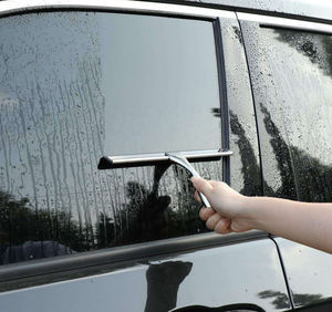 Squeegee <span class=keywords><strong>de</strong></span> <span class=keywords><strong>douche</strong></span> tout usage en acier inoxydable pour porte <span class=keywords><strong>de</strong></span> <span class=keywords><strong>douche</strong></span> en verre avec 2 crochets adhésifs, outil <span class=keywords><strong>de</strong></span> nettoyage <span class=keywords><strong>de</strong></span> salle <span class=keywords><strong>de</strong></span> bain, ménage - Product Image 5
