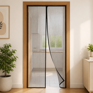 <span class=keywords><strong>Mosquitera</strong></span> Magnética para Puerta, Malla de Poliéster Anti-Insectos, Cortina Autoadhesiva para Puerta - Product Image 2