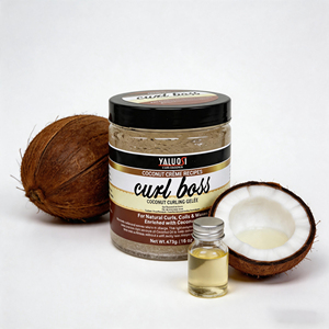 Crème de coco en gros 473 ml : <span class=keywords><strong>Gel</strong></span> coiffant Curl Boss à la noix de coco pour <span class=keywords><strong>boucles</strong></span> naturelles - Product Image 1