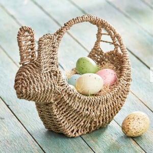 Cesta de Mimbre de Pascua con Forma de Conejo de Primavera de MTH VIETNAM, Tamaño Personalizable, Decoración de Mesa de Cocina - Product Image 2