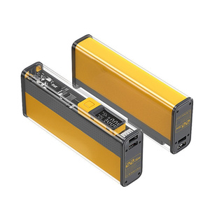 Sıcak Satış Çift USB Güç Bankası Hızlı Şarj Şeffaf Güç Bankası Kasası 18650 Piller için Kendin Yap - Product Image 1