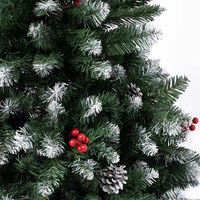 Arbre de Noël artificiel au design unique, pliable, avec lumières