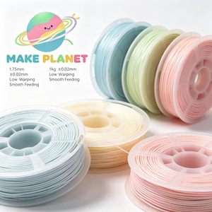 Filamento PLA Opaco MakePlanet per Stampante 3D, Bobina da 1kg, 1.75mm, Precisione 0.02mm, Basso Deformarsi, Alimentazione Fluida, Multi-Matte, OEM ODM, Ingrosso - Product Image 4