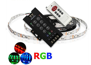 Nuevo Controlador de Tira LED RGB de 8 Botones, DC 12V 24V 30A, <span class=keywords><strong>Control</strong></span> Remoto Inalámbrico RF, Atenuador para Módulo de Luz COB 5050 2835, Barra de Luz - Product Image 5
