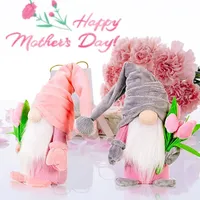 Poupées en peluche Tulip Rudolph, jouets de décoration pour la maison, cadeau de Noël ou de la Saint-Valentin, figurines de bureau, ornements, poupée sans visage