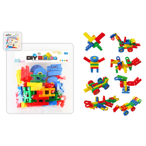 Đồ Chơi Khối Xếp Hình Giáo Dục DIY 122 Cái Cho Trẻ Em Nhiều Màu Sắc Bộ Đồ Chơi Xây Dựng Mô Hình Khối Tự <span class=keywords><strong>L</strong></span>àm - Product Image 3