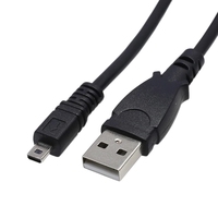 Cable USB Pingle de 1.5m UC-E6 para Cámara Digital NIKON D750 Coolpix L19 L20 S620 D7100, Cable de Datos USB UC E6