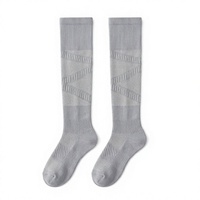 Chaussettes de compression en maille respirante pour femmes, anti-fatigue, antidérapantes, semelle résistante à l'usure pour le sport quotidien et les voyages