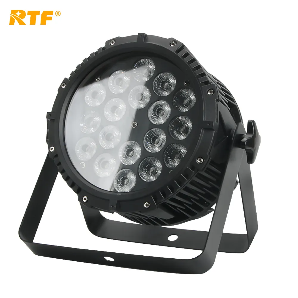 سعر الجملة RTF 18: 10 واط rgbw 4in1 led في الهواء الطلق wayerproof مرحلة التكبير ضوء led التركيز لحفلات إزالة الأعشاب الضارة