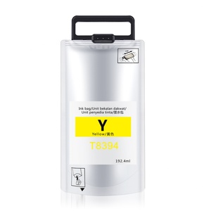 ซุปเปอร์คัลเลอร์ 4 สี CMYK T8391 T8392 T8393 T8394 ถุงหมึกเต็มไปด้วยหมึกสีสำหรับเอปสัน เวิร์คฟอร์ซ โปร WF-R8590DTWF เครื่องพิมพ์ - Product Image 4
