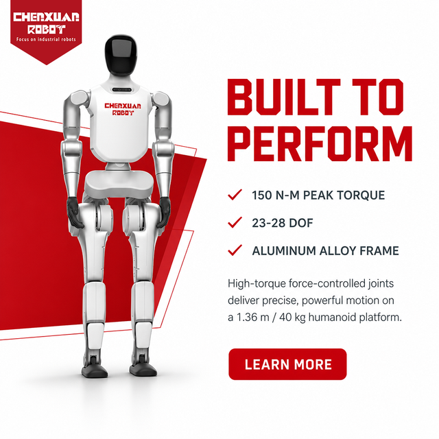 High Torque Biped Humanoid Robot Open SDK for Research & Embodied Intelligence Development