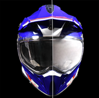 Film anti-buée transparent autocollant étanche pour visière de casque de moto GT2 K1/K3SV/K5/GT2