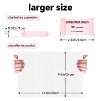 Compressed Travel Towels Large Reusable for Camping Sports Hiking Beach Swim