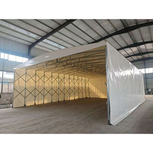 Tente coulissante portable et durable avec protection contre la pluie et le soleil, abri instantané pour matériaux de construction et outils - Product Image 3