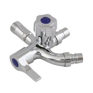 Grifo de lavadora Crane Crown de doble salida, entrada de 20 mm, operación manual para electrodomésticos de lavandería - Product Image 3