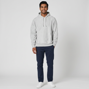 Hot Sale Winter Men's Vintage Hoodie Spandex/Cotton Regular Fit Solid Pattern Quick Dry Breathable Comfortable <b>Sweatshirt</b> - Product Image 1