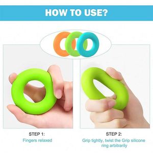 Custom Logo Donut Shape Hand Grip Strengthener for Finger & Wrist Exercise, Carpal Tunnel Relief Promotional <b>Gifts</b> - Product Image 2
