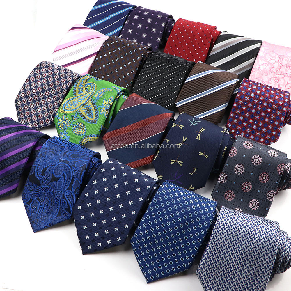 Cravate Jacquard en soie pour hommes, style classique, à motif Floral,  tenue formelle, pour les affaires, idée de cadeau de fête de mariage,