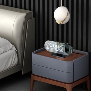 Réveil numérique à LED, Radio FM, réveil intelligent, horloge, Table électronique, chargeur USB, horloge de réveil, Projection de l'heure - Product Image 5