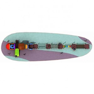 Jinshi Hot Sell Cheap Kids <b>Plastic</b> Playground <b>Slides</b>,used Playground Equipment for Sale - Product Image 2