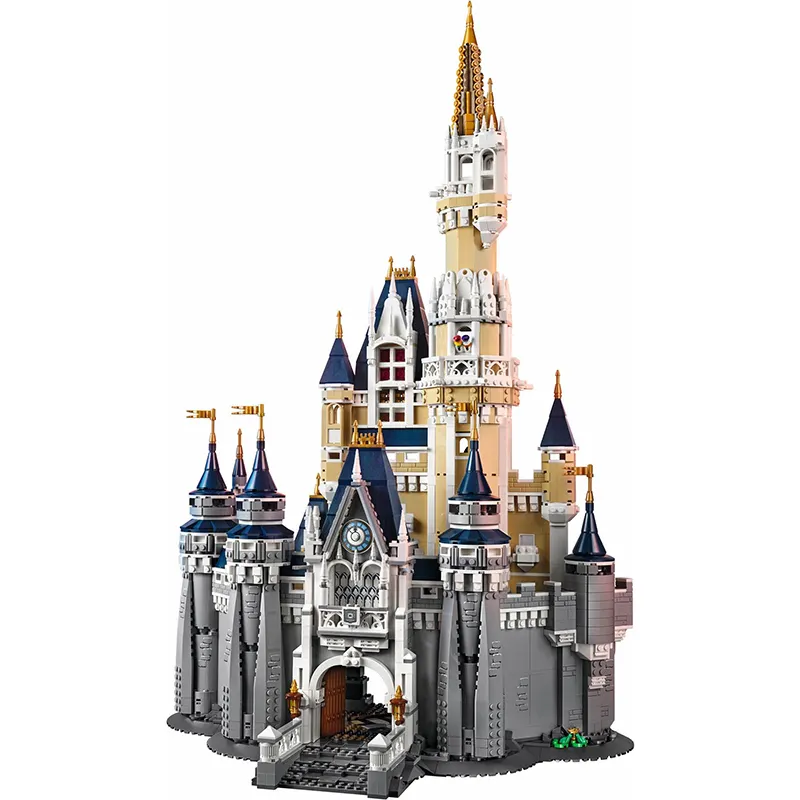 Hot Sales 4156PCS Cinderella Princess Castle City Set Model Diy disneying Building Block Kid Toy Gifts