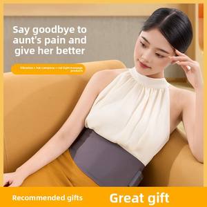 Kunden spezifisches Taillen massage gerät Vibration Rotlicht-Wärme therapie zur Linderung von Menstruation schmerzen Warmes Gebärmutter gürtel gerät - Product Image 2