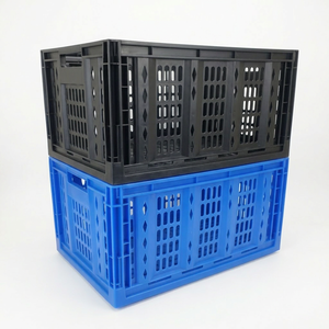 Caisse pliable en PE écologique pour le transport de poissons, crevettes, légumes et fruits - Product Image 2