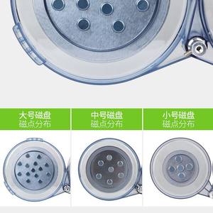 Plateau à appâts magnétique de 160 mm en matériau PC, fourniture de pêche portable pour pêcheurs - Product Image 1