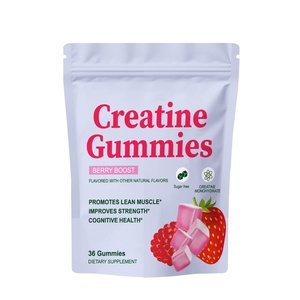 Gomitas de Creatina Pura 5000mg por Porción para Adultos, Sin Colorantes Artificiales, Sin <span class=keywords><strong>Gelatina</strong></span>, Fórmula Limpia, para Rendimiento - Product Image 1