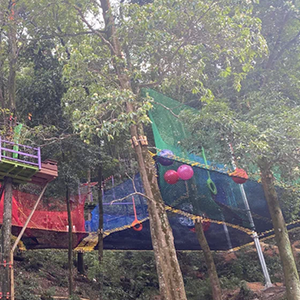 Parque Infantil de Redes de Cuerda para Niños, Aventura en la Jungla |   Parque de Escalada al Aire Libre con Obstáculos - Product Image 4