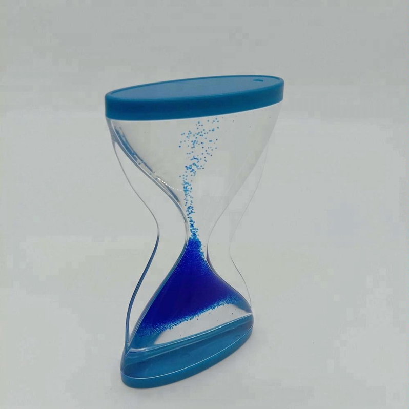 Acrylic Handmade Rotating Antigravity Counter Reverse Flow Calm Relax Visual Education Liquid Water Sand Clock Timer Birthday