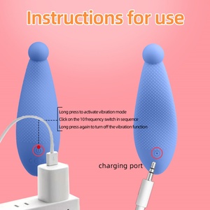 Drop Shipping Liquid Silicone Male Sex Toys <b>Vibrating</b> Anal Plug Female Clitoris Stimulation Small <b>Vibrating</b> Egg Sex Toys - Product Image 3