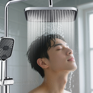 Colonne De Douche, набор душевых колонн Leelongs, душевая кабина из нержавеющей стали с душевыми лейками и шлангами - Product Image 6